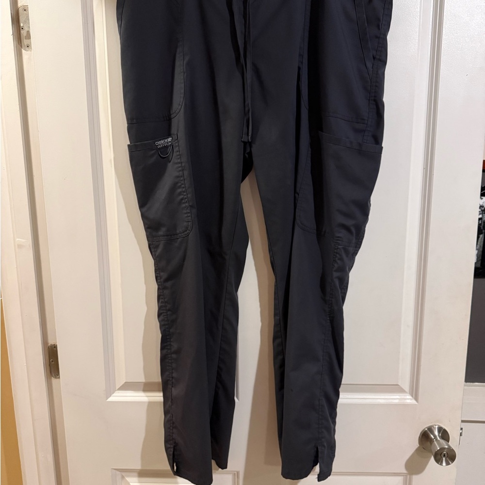 Dark Gray Scrub Pants - Comfortable Everyday Wear